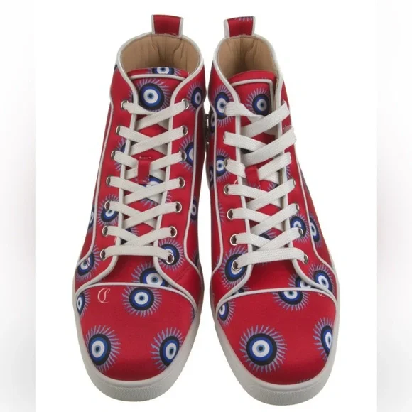 Christian Louboutin High Top Printed Sneakers - Picture 2 of 5